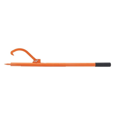 Log Peavey 46.5" Metal Handle Log Lifter - 19" Max Opening Log Roller, Heavy Duty Cant Hook for Wood Splitting & Forestry