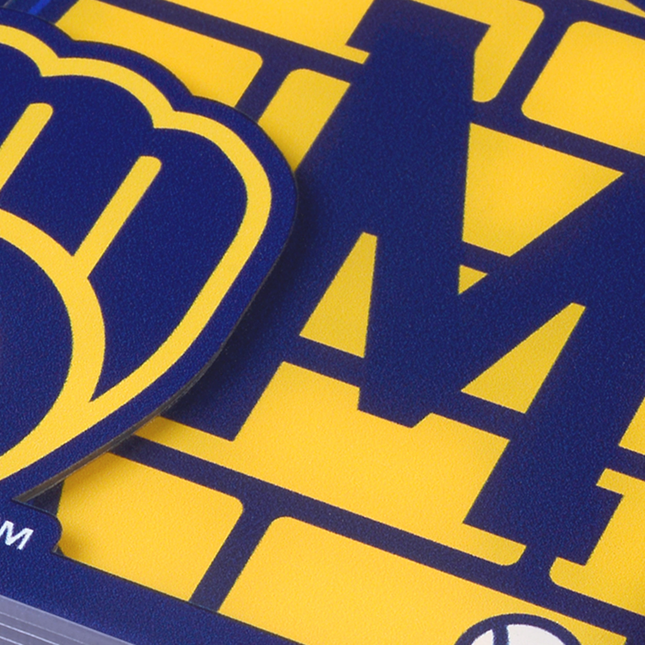 YouTheFan MLB Milwaukee Brewers 3D-LSC 3D Logo Series Coasters - Pack of 2