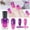 W01, variant on Color Changing Gel Nail Polish, Temperature Change Colors Thermal Ombre Salon Home Fall Winter Manicure UV Nails Varnish, Holographic Soak Off Nail Art Design for Women Girls (W08)