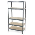 thumbnail image 4 of Trestles 36 x 72 Pouces 5 Étagères Métalliques Réglables pour Garage, Capacité de 800 lb, 4 of 6