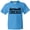 Pacific Blue, variant on Inktastic Chicago Skyline Grunge Youth T-Shirt