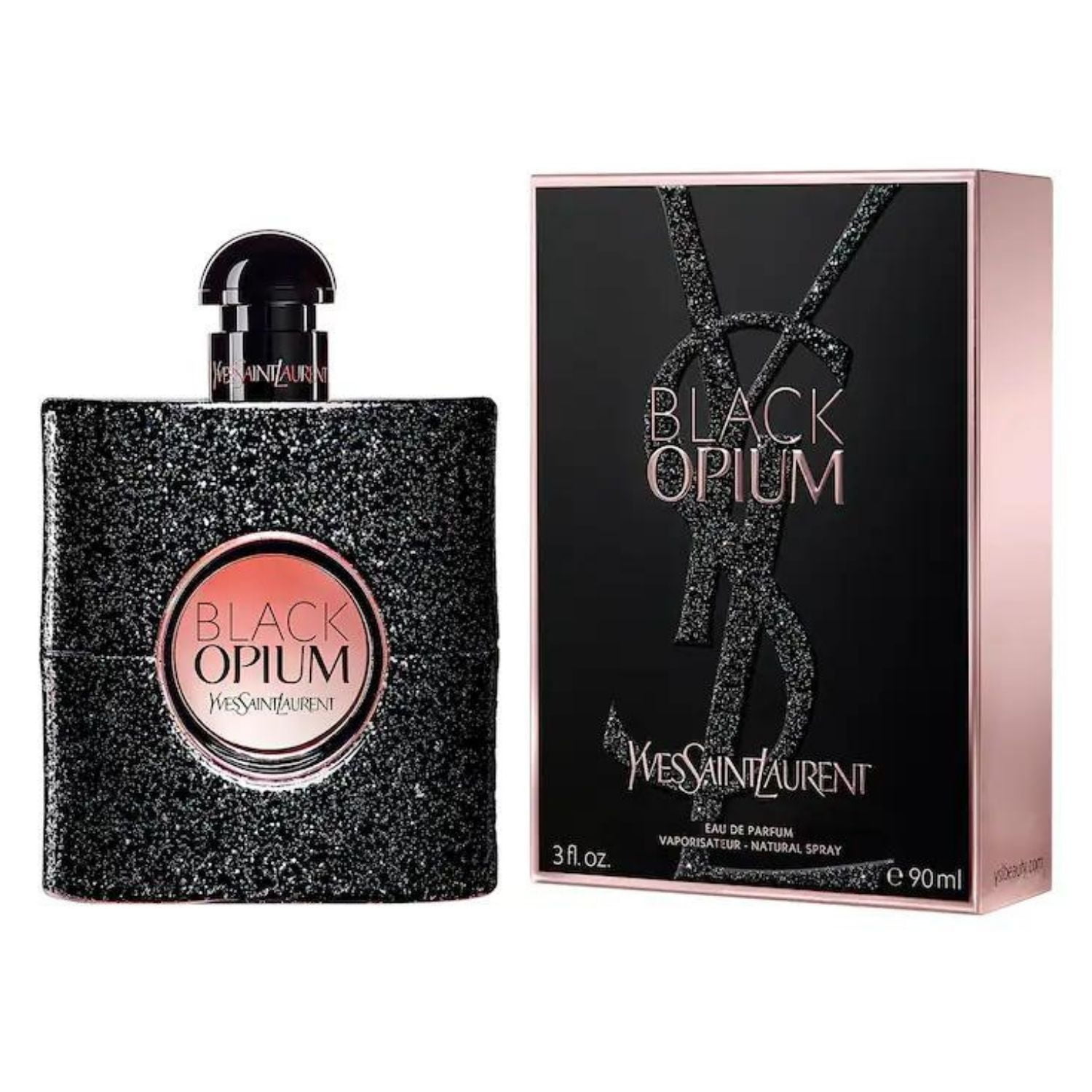 Yves Saint Laurent Black Opium Perfume edt Women Spray 3.0 oz Box As Shown