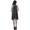 thumbnail image 4 of Moomaya Printed Tunic Tank Dress Swing Dress Halter Neck Mini Summer Dress, 4 of 6