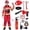 Red, variant on Halloween Boys Fireman Costume, Firefighter Costume for Kids, Toddler Fireman Jumpsuit for Halloween Party Dress Up Cosplay