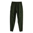 thumbnail image 4 of Tauxra Pants for Men,Men's Cargo Joggers Multi-Pocket Elastic Waist Drawstring Cuffed Casual Pants,Joggers for Men, 4 of 4