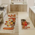 thumbnail image 5 of Thanksgiving Doormat Set, Maple Leaf Floor Mats, Non Slip Polyester Recycled Rubber Backing, Durable Low Profile Multicolor Entrance Rug for Home Décor and Easy Cleaning 2 Pieces, 5 of 7