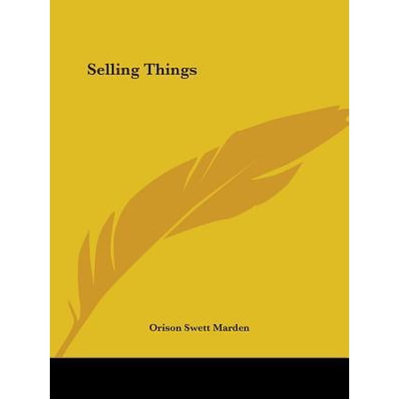 Selling Things Paperback