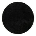 thumbnail image 3 of Unique Loom Infinity Shag Collection Area Rug - Jinko (5' 1" Round Onyx Black), 3 of 7