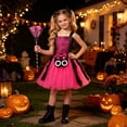 thumbnail image 2 of HAYIMI Child Toddler Sleeveless Dress Cartoon Shaped Hallowmas Colorful Holiday Party Performance Holiday Stylish Dresses, 2 of 5