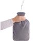 thumbnail image 5 of Botella de agua caliente de 2 piezas con tapa blanda: botella de agua caliente de 2 L, botella de cama, botella de agua caliente, cedro polvoriento Namotu MZQ-1139-2, 5 of 7