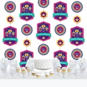 Big Dot of Happiness Happy Diwali - Festival of Lights Party DIY Dangler Backdrop - Hanging Vertical Decorations - 30 Pieces