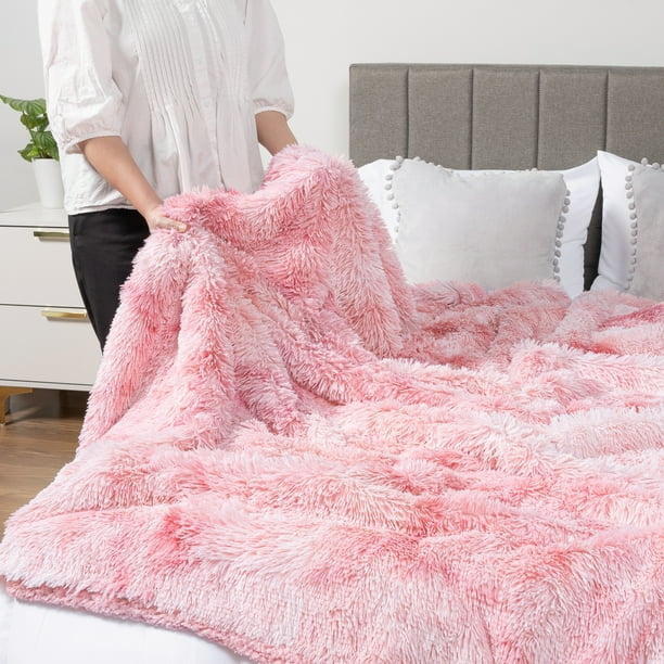 Super Soft Sherpa Throw Blanket By Summer Rose
