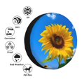 thumbnail image 4 of Salouo Blue Sky Sunflower Print Spare Tire Cover 14-17 inch Spare Tire Protector Universal Tough Tire Wheel Cover for Trailer SUV and Truck-15 inch, 4 of 6