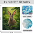 thumbnail image 3 of Diamond Art Kit for Adults, Rabbit In Serene Greenery Diamond Painting for Adults Beginners, DIY Diamond Art Painting Kits, 5D Diamond Painting Crafts for Home Decor 12x16 Frameless, 3 of 7