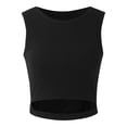 thumbnail image 7 of SNKSDGM Female Square Neck Tank Top Women Tank Tops for Women Sexy Casual Womens Sexy Sleeveless O Neck Racerback Cropped Tank Tops Trendy Cute Teen Girls Neck Crop Tops Vest Xl, 7 of 7