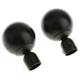thumbnail image 1 of 2 Uds Soportes Empotrados para Poste Barras Remates Accesorios para Tratamiento de Ventanas Tipo 3 Gloria Soporte para empotrar, 1 of 8
