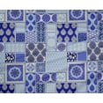thumbnail image 4 of oneOone Tissu Polyester Spandex Bleu Foncé Tissu Patchwork Matière de Robe Tissu Imprimé Tissu au Yard 56 Pouces de Large-9a, 4 of 5