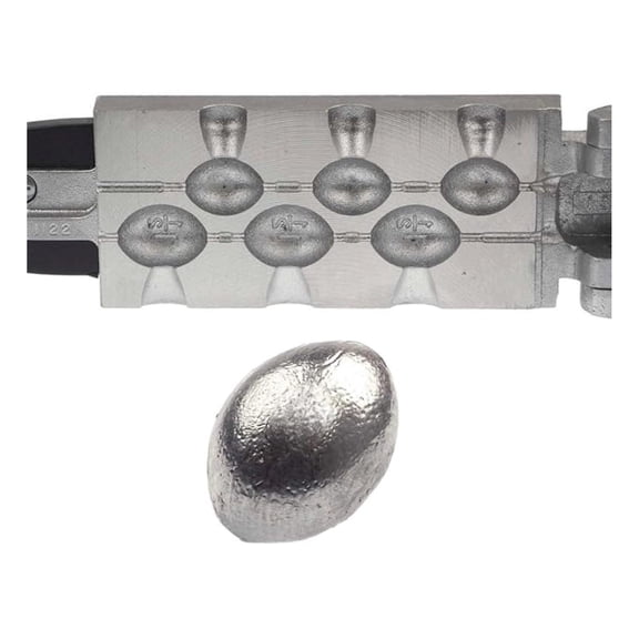 Do it Mold Egg Slip Sinker Size 1 oz, 1.5 oz,Cast Three of Each Size, Do it Mold 1122 EG6L2