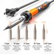 thumbnail image 4 of Kit de soldador MEAKEST 60 W 110 V con temperatura ajustable, 9 en 1, 4 of 6