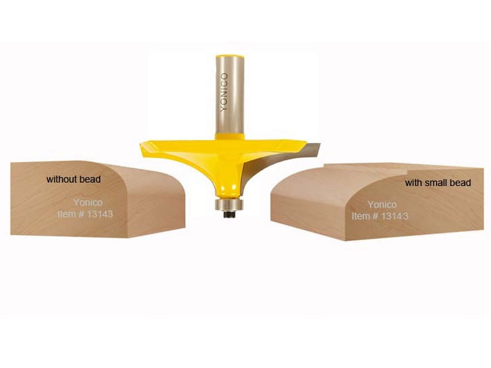 Yonico X-Large Thumbnail Table Edge Router Bit - 1/2" Shank - 13143