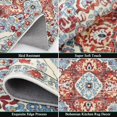 thumbnail image 3 of Farmhouse Kitchen Rugs Sets of 3 Non Slip Washable Kitchen Rugs and Mats Boho Kitchen Mats for Floor Kitchen Runner Rug Kitchen Carpet Rug Runner for Hallways Kitchen Laundry, 3 of 6