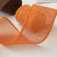 thumbnail image 6 of Cheers.US Burlap Wired Ribbon Rolls, Wrapping Burlap Ribbon Natural Orange Brown Olive Green Jute, for Christmas Crafts Decoration Wedding Floral Bows Trims Craft-196.85" x 2.36"&nbsp;, 6 of 7
