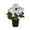 White-884, variant on Decorative Flowers, Faux Silk Camellia Potted Plant, 10.23 Inch, Realistic Blooms and Leaves, for Front Door Porch, Balcony Decor, Spring and Summer Outdoor Decoration, Ihhxbz