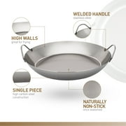 Matfer Bourgeat Carbon Steel Paella Pan, 15 3/4