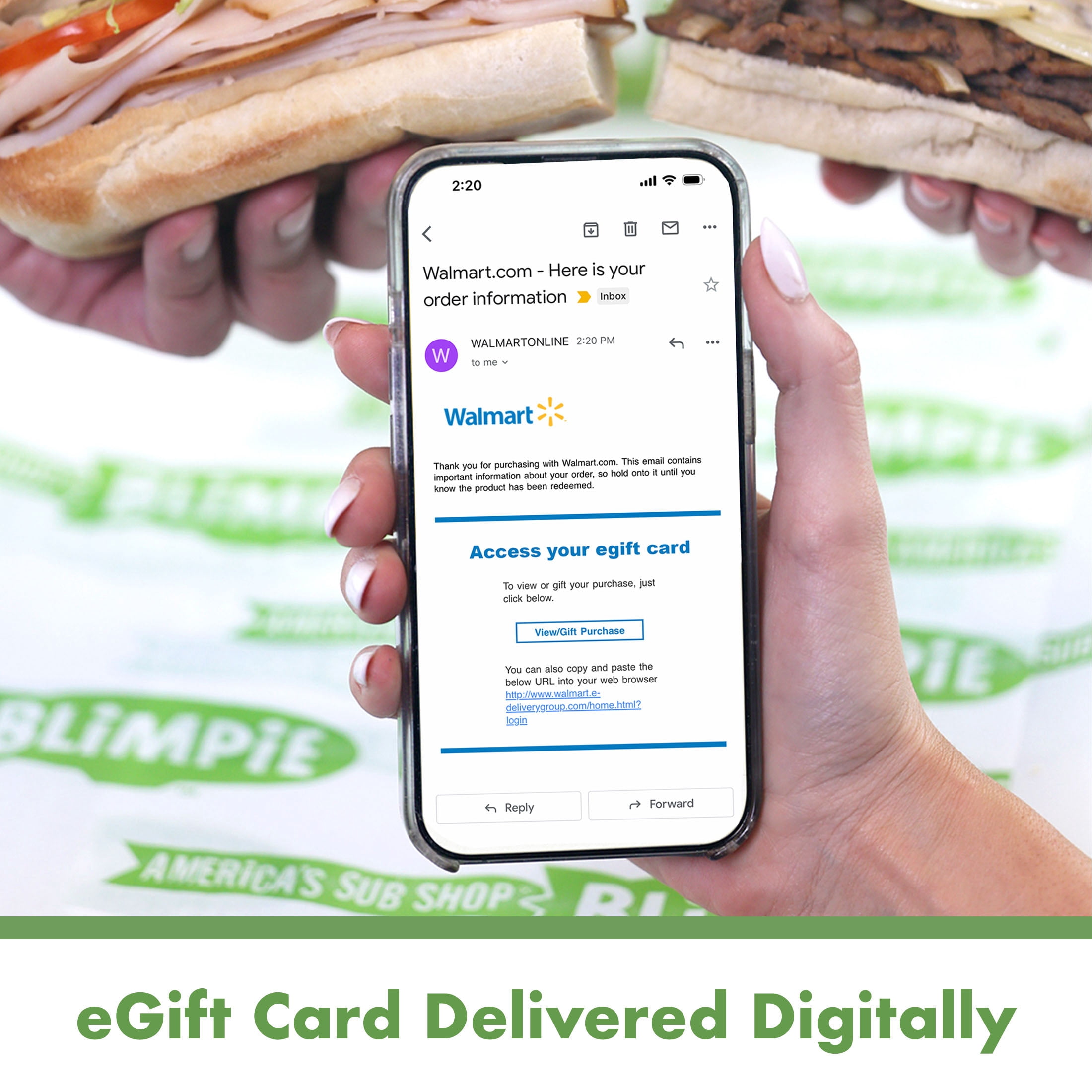 Blimpie® eGift Card [Email Delivery]