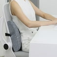 thumbnail image 6 of JingChun Lumbar Support Cushion, Back Support for office Chair and Car Seat, Back Rest for Gaming Chair, Cotton Pillow, Desk Chair Cushion, Breathable & Washable Cover, Adjustable Straps, 6 of 6