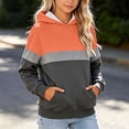 thumbnail image 5 of Jalioing Color Block Hoodie for Kids Casual Long Sleeve Pullover Tops Boys Girls Fall Winter Comfy Hooded Sweatshirt, 5 of 6