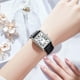 thumbnail image 3 of Reloj clásico con hebilla de mariposa y estilo informal a la moda, reloj rectangular para mujer, reloj de cuarzo resistente al agua, 3 of 5