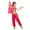 HotPink, variant on Big Girl Belly Dance Performance Outfits Dancing Clothes Set, Sizes 7-8Y