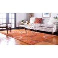thumbnail image 5 of Unique Loom Automne Cercles Zone Tapis 5' x 8' Rectangulaire en Terre Cuite/beige, 5 of 5