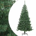 thumbnail image 2 of vidaXL Artificial Pre-lit Christmas Tree with Ball Set L 240 cm Green, 2 of 5
