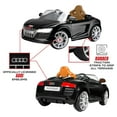 thumbnail image 3 of Rollplay Audi R8 Spyder 6 Volt Battery-Powered Ride-On Vehicle, Black, 3 of 7