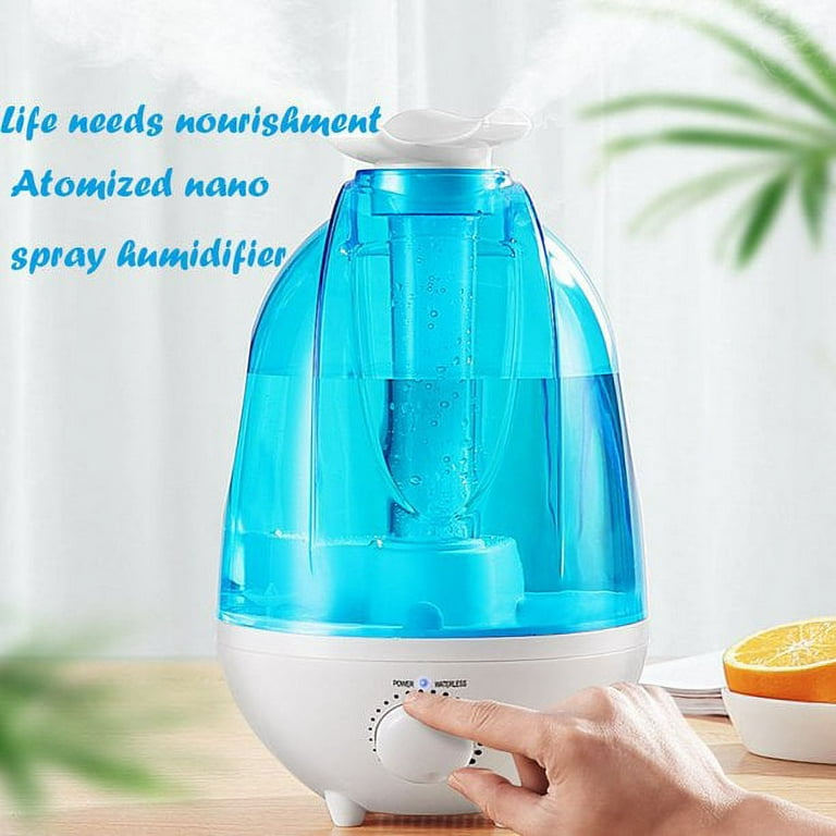 Cool Mist Humidifier - 3L Ultrasonic Humidifiers for Bedroom, Quiet  Humidifier Large Room with 3 Mist Levels, Sleep Mode, Smart Timer, Night  Light, All Night Moisture Humidifier for Baby Home Office 