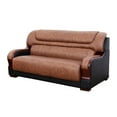 thumbnail image 3 of Star Home Living 2 Pieces Genuine Leather Living Room Set in Brown, 3 of 9