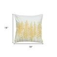 thumbnail image 4 of Yellow Ivory Grove of Trees Down Throw Pillow, 4 of 6