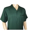 thumbnail image 6 of Men 2pc Walking Leisure Suit Short Sleeves By DREAMS 256-24 Hunter Green, 6 of 10