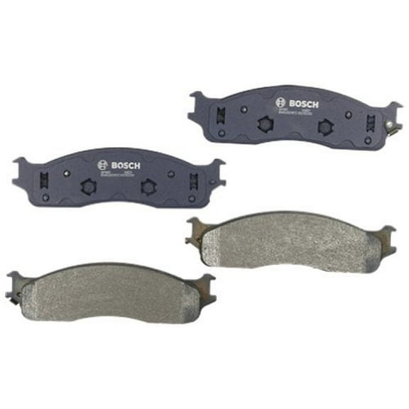 Bosch BP965 QuietCast Premium Semi-Metallic Disc Brake Pad Set For Dodge: 2006-2010 Ram 1500, 2003-2008 Ram 2500, 2003-2008 Ram 3500; Front