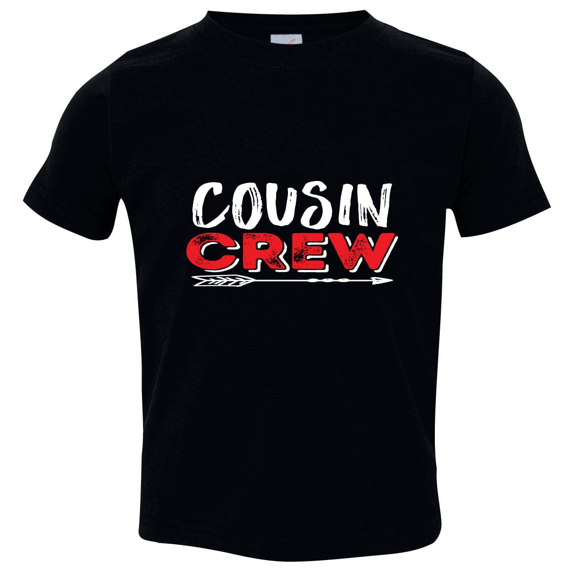 Crazy Cousins, Family Crew, T-Shirts for Family Reunion, Black, Size 3 ...