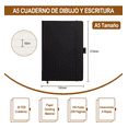 thumbnail image 2 of Libreta Bolsillo A5 Rayas Con Pluma 200 Páginas 40 Piezas negro, 2 of 5