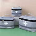 thumbnail image 4 of Blue Red Gray Small Medium and Large Emergency Medicine Storage Portable Travel Medical and Health Storage Bag, 4 of 5