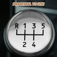 thumbnail image 4 of Shisuyan Car Gear Shift Head Sticker 5-speed Manual Transmission Shift Level Sticker, 4 of 9
