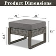 thumbnail image 5 of POCASSY Outdoor Ottoman with Sunbrella® Cushion, 5 of 5