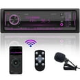 thumbnail image 1 of Receptor estéreo para coche Stiflix Single Din Bluetooth con LCD, 1 of 8