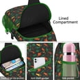 thumbnail image 3 of Funny Dinosaur and Nature Print Sling Backpack, Cute Roaring Dino Pattern Lightweight Crossbody Bag for Travel Hiking Photography, 3 of 3