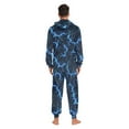 thumbnail image 7 of joogoo Blue Lightning Unisex Adults Onesies Pajamas Jumpsuits L, 7 of 7