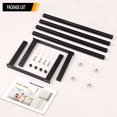thumbnail image 3 of SUTENGDA Towel Rack for Rolled Towels  Towel Rack for Bathroom Wall Mounted Metal Bathroom Organizer  Bath Towel Holder Wall for Modern Small Space Bathroom Towel Storage  Silver, 3 of 8
